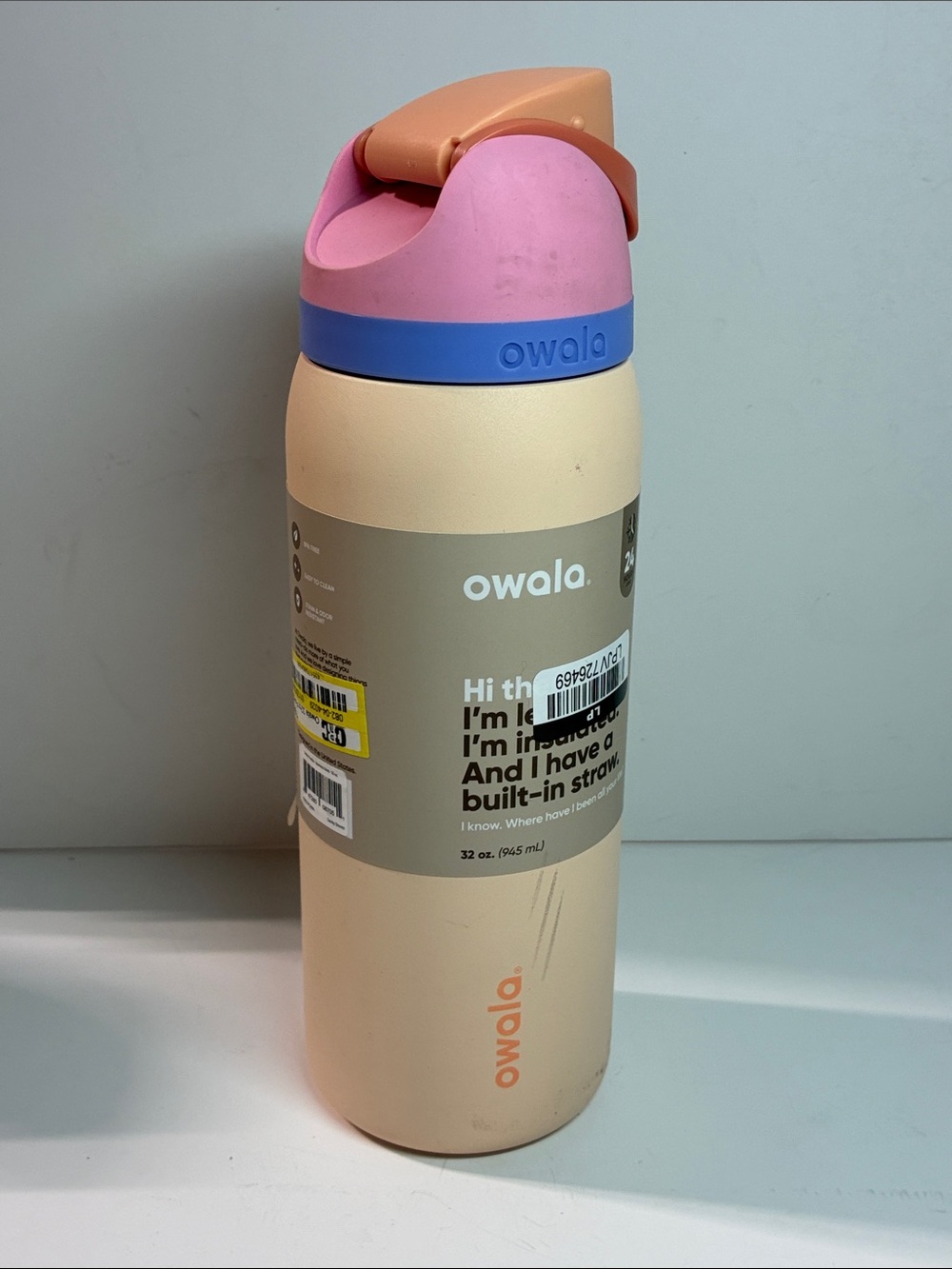 32 oz Owala FreeSip with Straw NEW